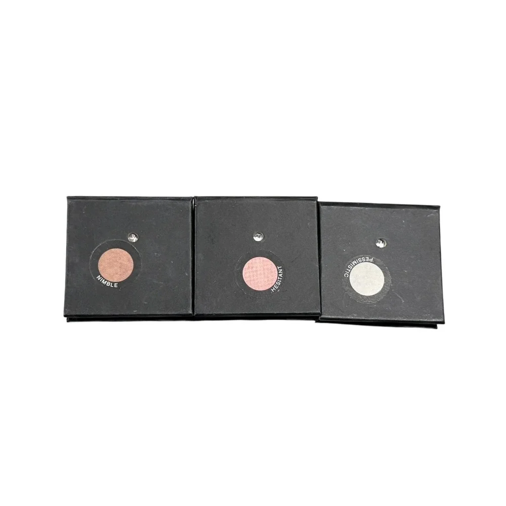 Younique Eyeshadow Lot of 3 Pressed Powder Persistent Hesitant Nimble